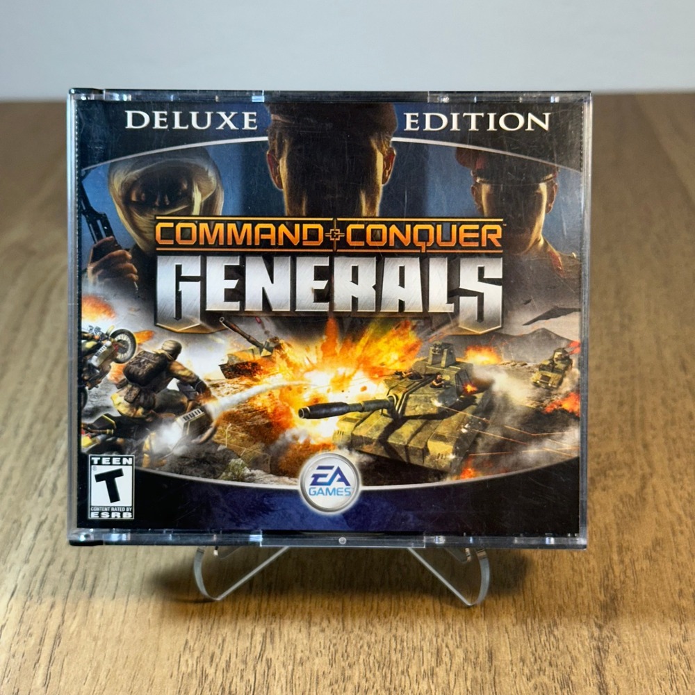 EA Games Command & Conquer Generals Deluxe Edition PC CD Teen Good